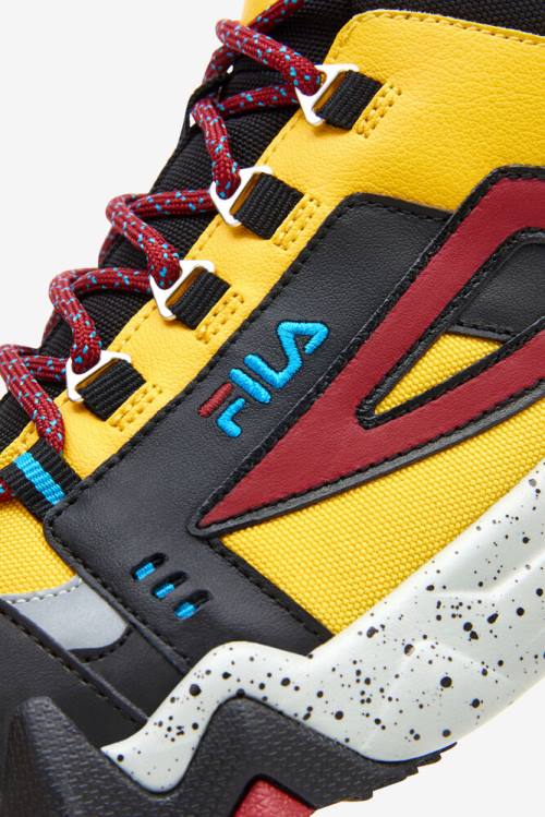 Fila Oakmont Tr Mid Miesten Saappaat Sitruuna Mustat Punainen | Fila678IQ