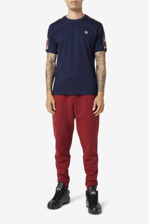 Fila Oliver Tee Miesten T Paidat Laivastonsininen | Fila857LK