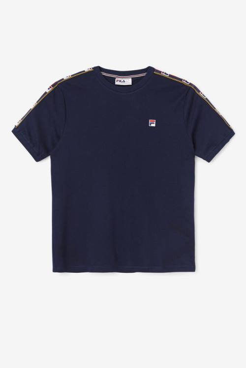 Fila Oliver Tee Miesten T Paidat Laivastonsininen | Fila857LK