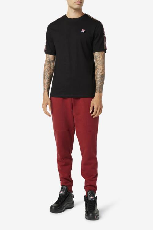 Fila Oliver Tee Miesten T Paidat Mustat | Fila672EK