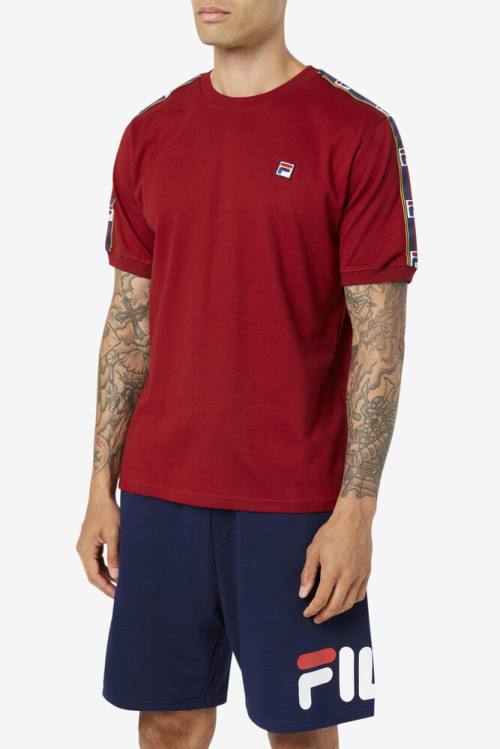 Fila Oliver Tee Miesten T Paidat Punainen | Fila340WL