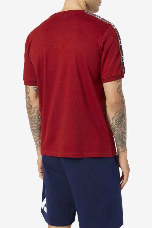 Fila Oliver Tee Miesten T Paidat Punainen | Fila340WL