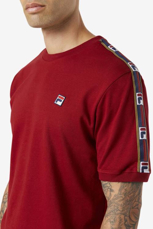 Fila Oliver Tee Miesten T Paidat Punainen | Fila340WL
