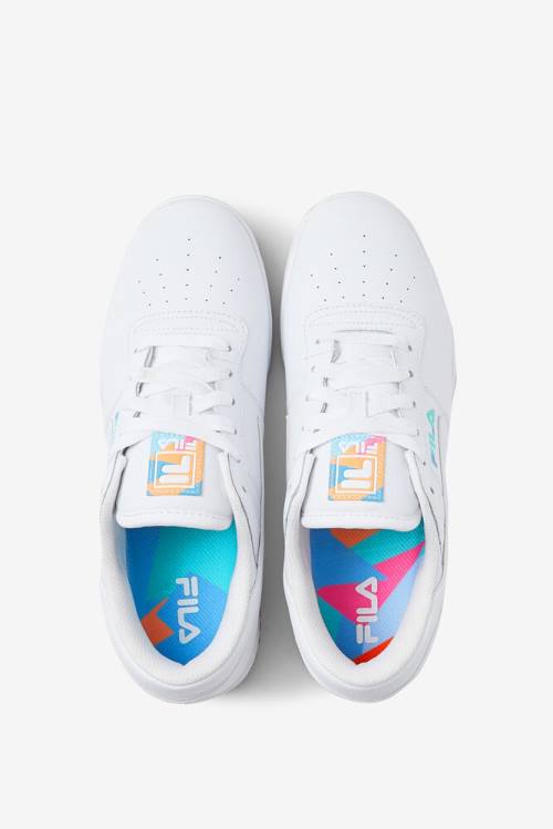 Fila Original Fitness Miesten 90s Tennarit Valkoinen Violetit | Fila670WH