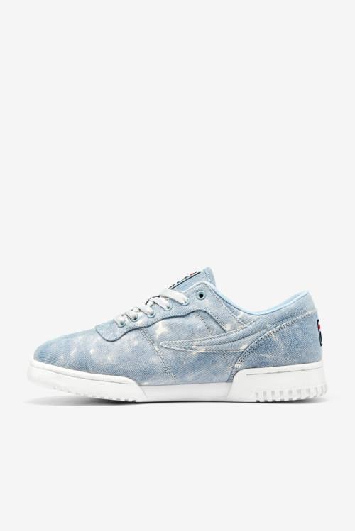 Fila Original Fitness Miesten Denim Tennarit Valkoinen Laivastonsininen Sininen | Fila472CP