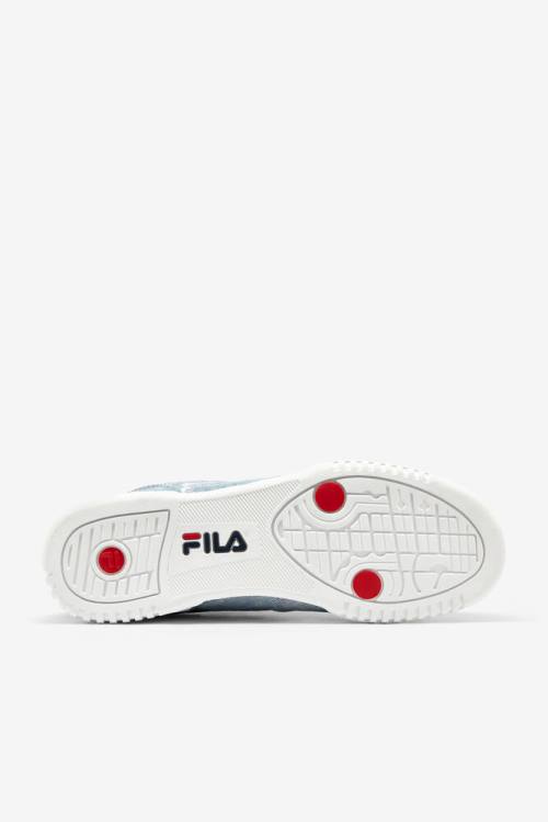 Fila Original Fitness Miesten Denim Tennarit Valkoinen Laivastonsininen Sininen | Fila472CP