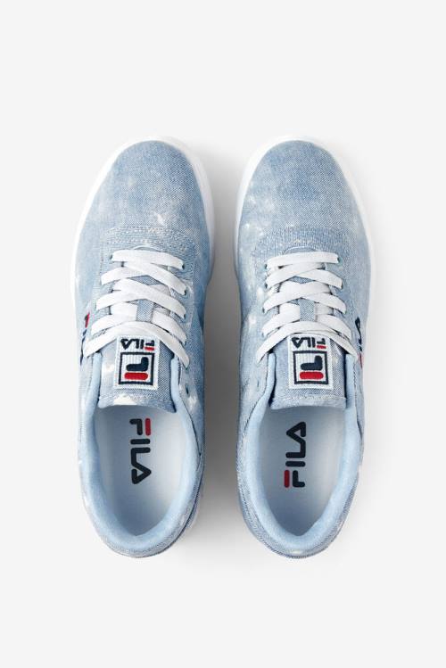 Fila Original Fitness Miesten Denim Tennarit Valkoinen Laivastonsininen Sininen | Fila472CP