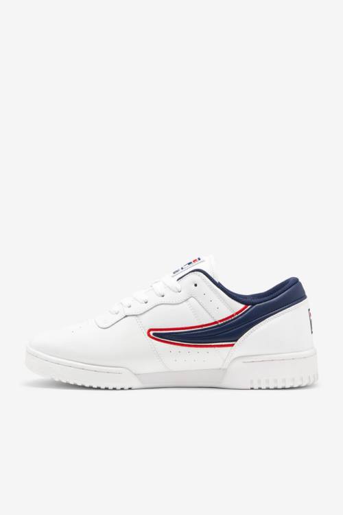 Fila Original Fitness Miesten Offset Tennarit Valkoinen Laivastonsininen Punainen | Fila309EA