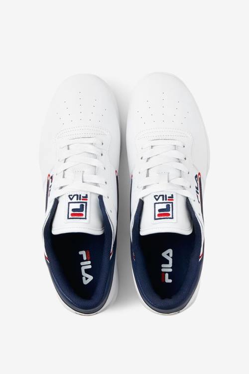 Fila Original Fitness Miesten Offset Tennarit Valkoinen Laivastonsininen Punainen | Fila309EA