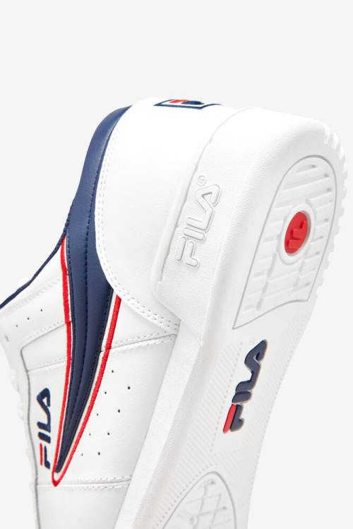 Fila Original Fitness Miesten Offset Tennarit Valkoinen Laivastonsininen Punainen | Fila309EA