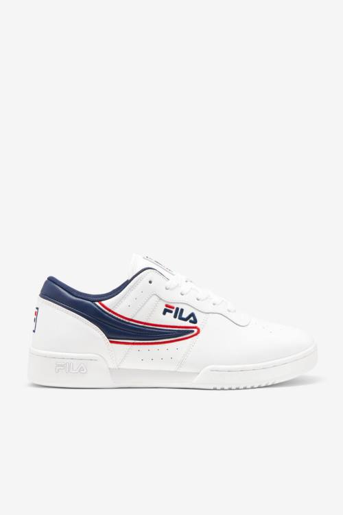 Fila Original Fitness Miesten Offset Tennarit Valkoinen Laivastonsininen Punainen | Fila309EA