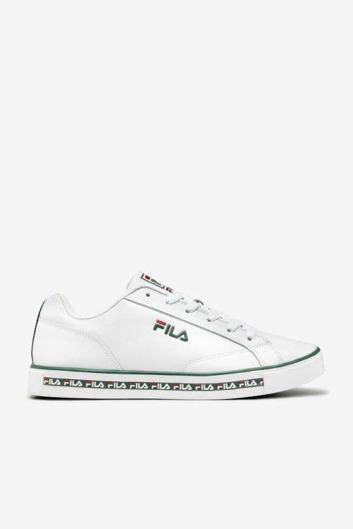 Fila Original Fitness Miesten Original Court Leather Tennarit Valkoinen Punainen | Fila120HX