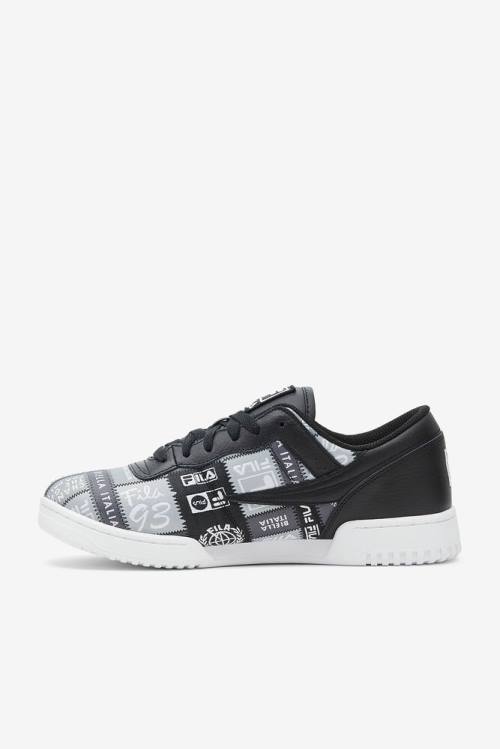 Fila Original Fitness Miesten Patchwork Tennarit Mustat Valkoinen | Fila540JX