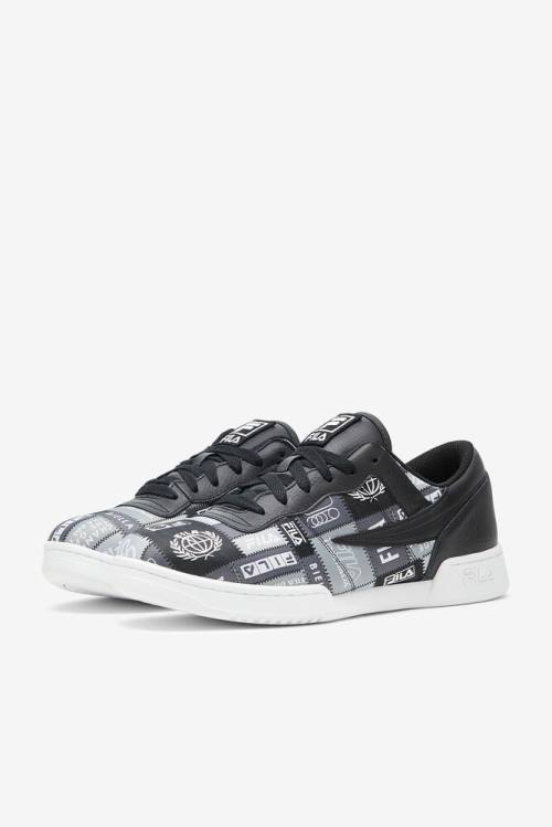 Fila Original Fitness Miesten Patchwork Tennarit Mustat Valkoinen | Fila540JX