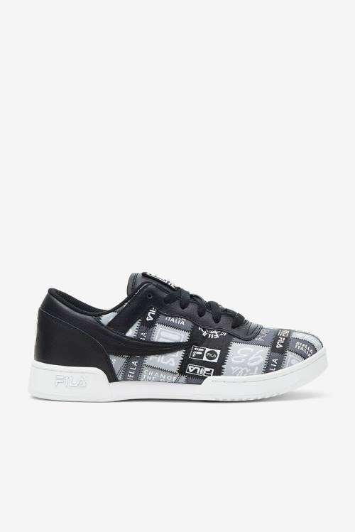 Fila Original Fitness Miesten Patchwork Tennarit Mustat Valkoinen | Fila540JX