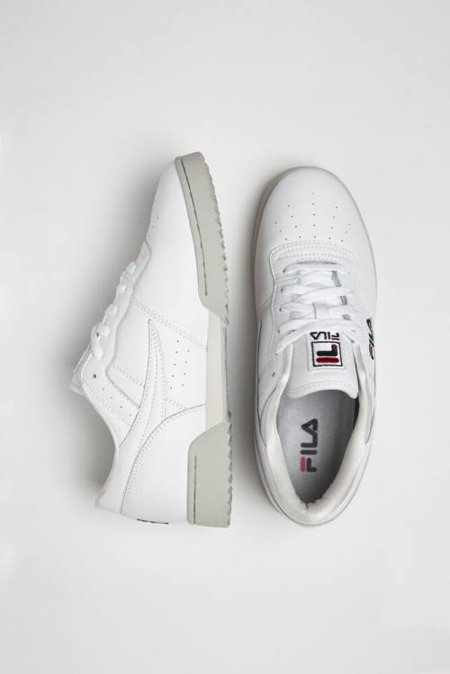 Fila Original Fitness Miesten Ripple Tennarit Valkoinen Hopea Laivastonsininen | Fila824JV