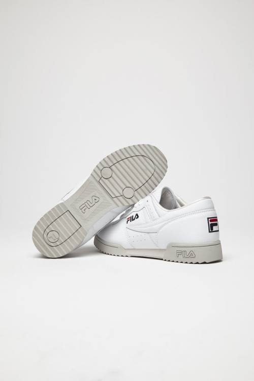 Fila Original Fitness Miesten Ripple Tennarit Valkoinen Hopea Laivastonsininen | Fila824JV