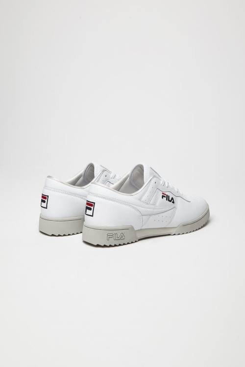 Fila Original Fitness Miesten Ripple Tennarit Valkoinen Hopea Laivastonsininen | Fila824JV