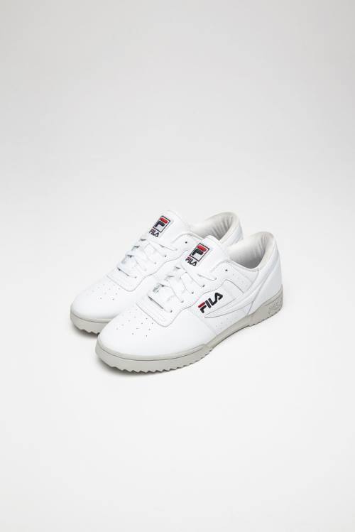 Fila Original Fitness Miesten Ripple Tennarit Valkoinen Hopea Laivastonsininen | Fila824JV