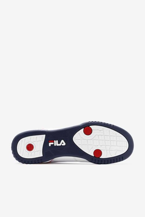 Fila Original Fitness Miesten Rolando Tennarit Valkoinen Laivastonsininen Punainen | Fila975ED
