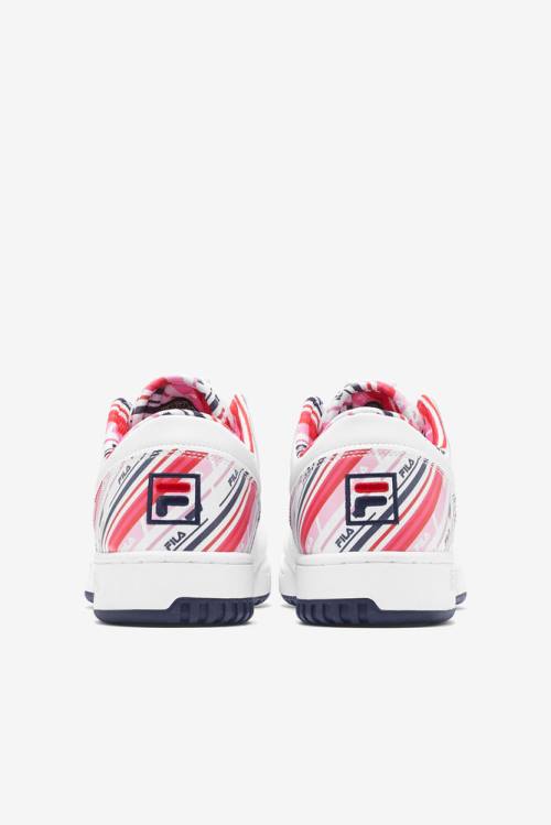 Fila Original Fitness Miesten Rolando Tennarit Valkoinen Laivastonsininen Punainen | Fila975ED