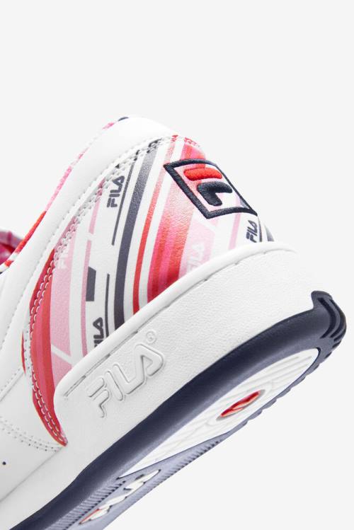 Fila Original Fitness Miesten Rolando Tennarit Valkoinen Laivastonsininen Punainen | Fila975ED
