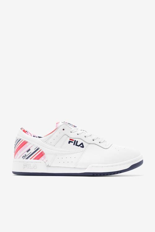 Fila Original Fitness Miesten Rolando Tennarit Valkoinen Laivastonsininen Punainen | Fila975ED