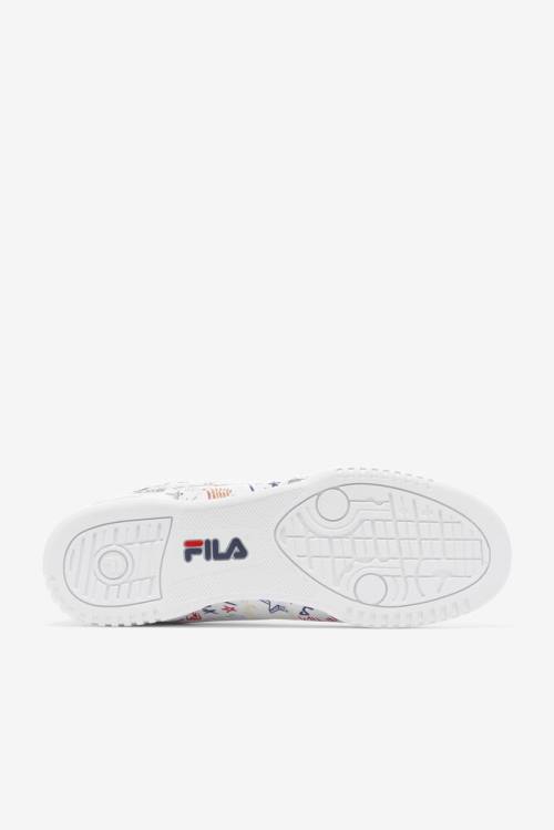 Fila Original Fitness Miesten Scribbles Tennarit Valkoinen Laivastonsininen Monivärinen | Fila325IU