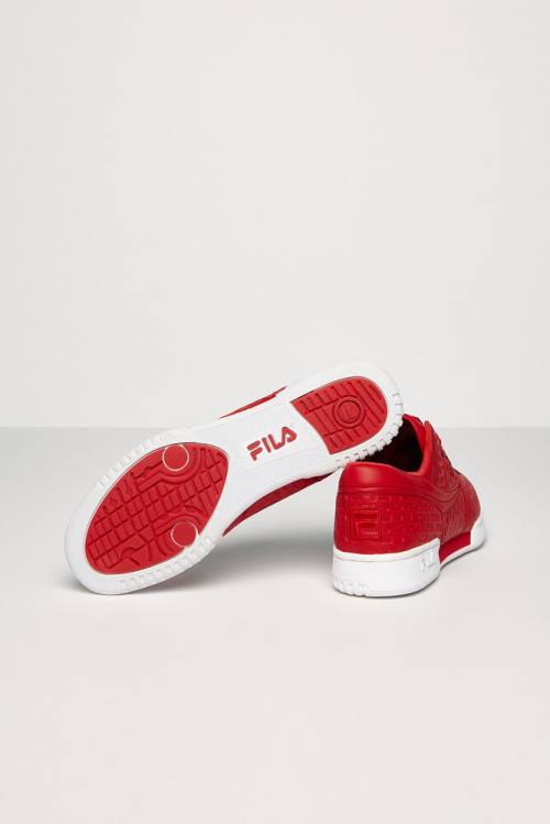 Fila Original Fitness Miesten Small Logos Tennarit Punainen Valkoinen | Fila497ST