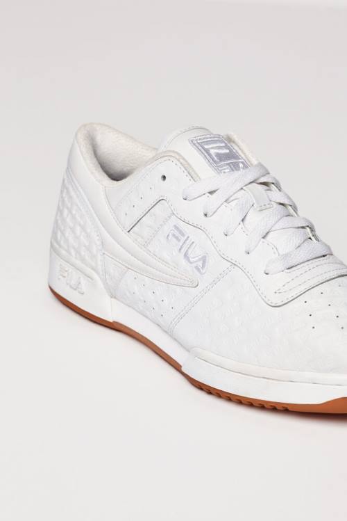 Fila Original Fitness Miesten Small Logos Tennarit Valkoinen | Fila691TF