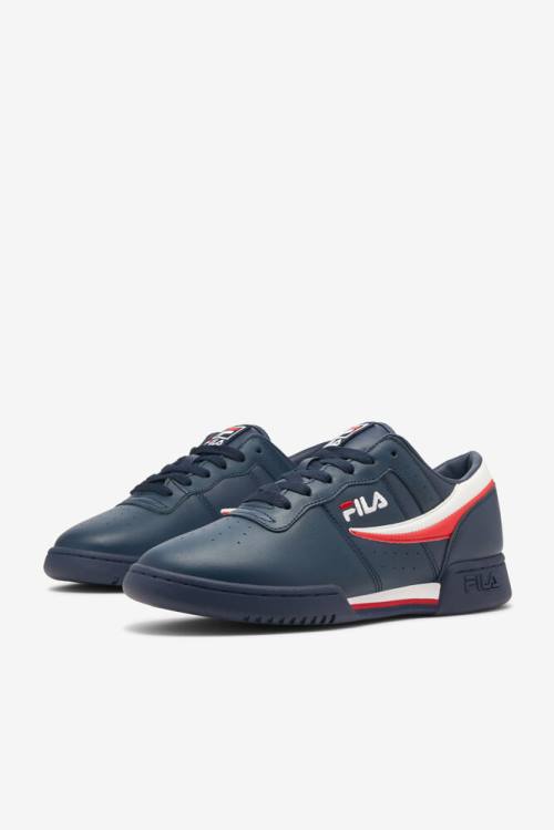 Fila Original Fitness Miesten Tennarit Laivastonsininen Valkoinen Punainen | Fila081PK