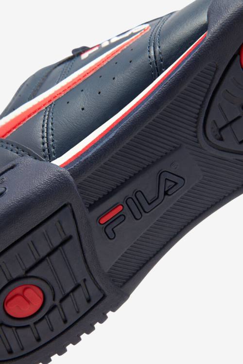 Fila Original Fitness Miesten Tennarit Laivastonsininen Valkoinen Punainen | Fila081PK