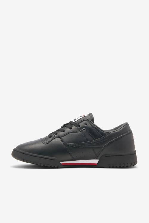 Fila Original Fitness Miesten Tennarit Mustat Valkoinen Punainen | Fila921VR