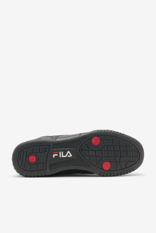 Fila Original Fitness Miesten Tennarit Mustat Valkoinen Punainen | Fila921VR