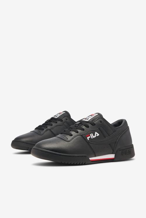 Fila Original Fitness Miesten Tennarit Mustat Valkoinen Punainen | Fila921VR