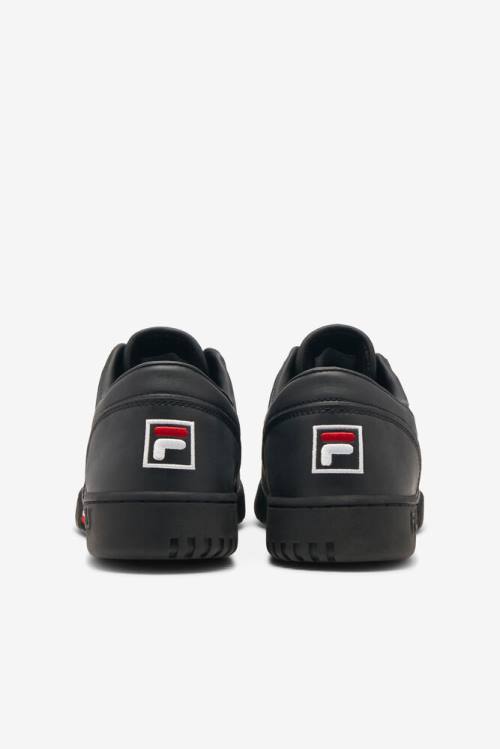 Fila Original Fitness Miesten Tennarit Mustat Valkoinen Punainen | Fila921VR