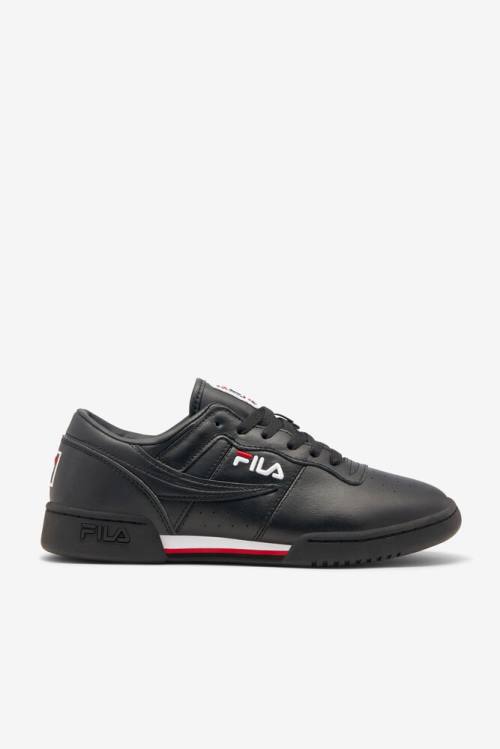 Fila Original Fitness Miesten Tennarit Mustat Valkoinen Punainen | Fila921VR