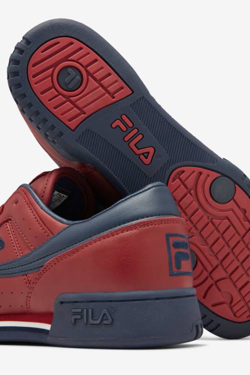 Fila Original Fitness Miesten Tennarit Punainen Laivastonsininen Valkoinen | Fila421YC
