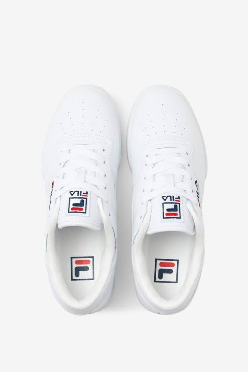 Fila Original Fitness Miesten Tennarit Valkoinen Laivastonsininen Punainen | Fila542JX