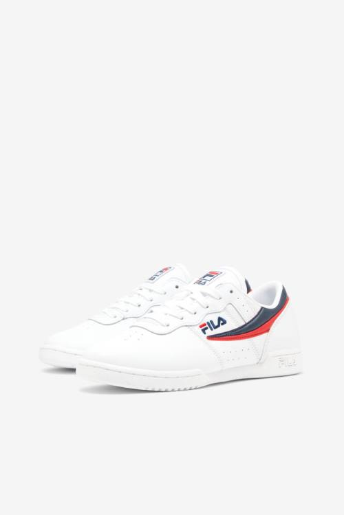 Fila Original Fitness Naisten Tennarit Valkoinen Laivastonsininen Punainen | Fila462EB