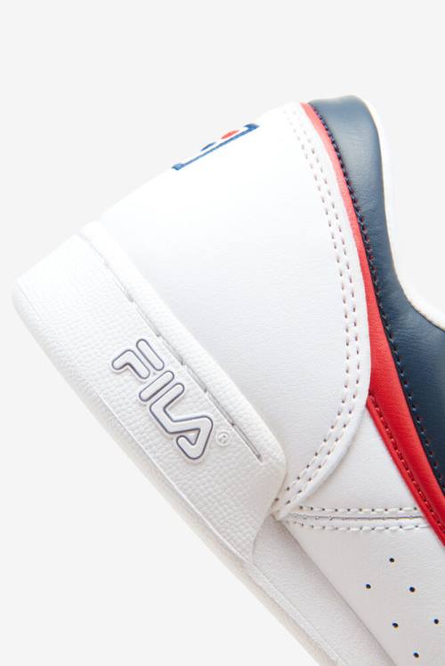 Fila Original Fitness Naisten Tennarit Valkoinen Laivastonsininen Punainen | Fila462EB