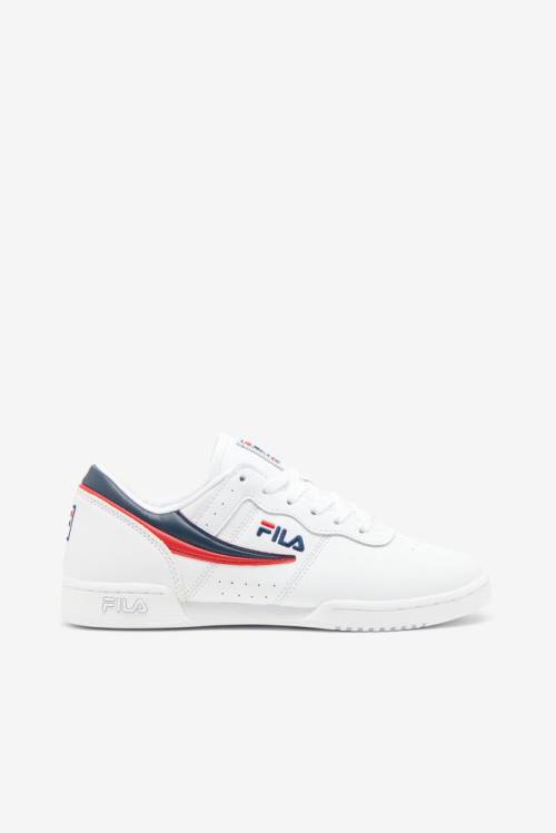 Fila Original Fitness Naisten Tennarit Valkoinen Laivastonsininen Punainen | Fila462EB