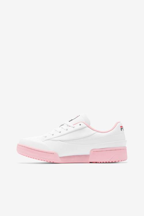 Fila Original Tennis Lux X Barneys Naisten Tennarit Valkoinen Koralli Pinkki Mustat | Fila271LQ
