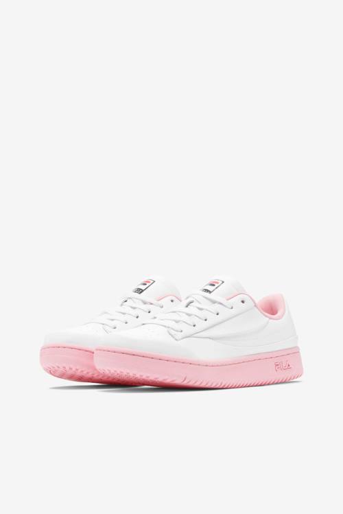Fila Original Tennis Lux X Barneys Naisten Tennarit Valkoinen Koralli Pinkki Mustat | Fila271LQ