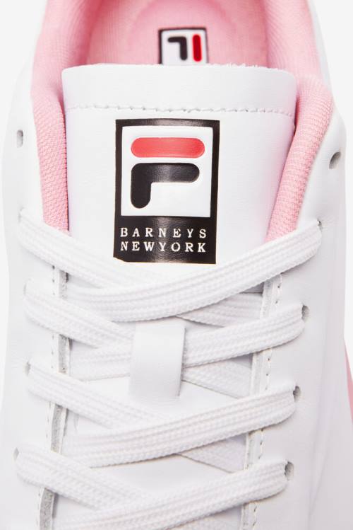 Fila Original Tennis Lux X Barneys Naisten Tennarit Valkoinen Koralli Pinkki Mustat | Fila271LQ