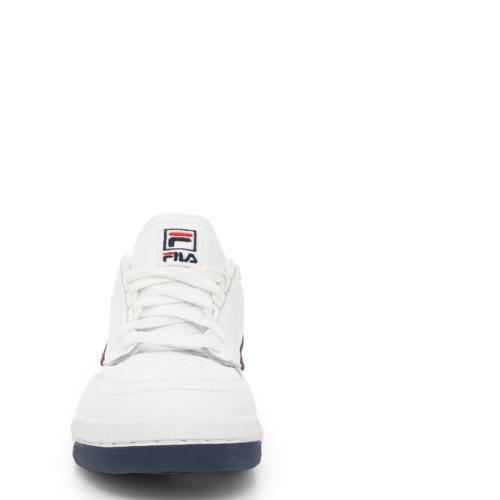Fila Original Tennis Miesten Tenniskengät Valkoinen Laivastonsininen Punainen | Fila064RV