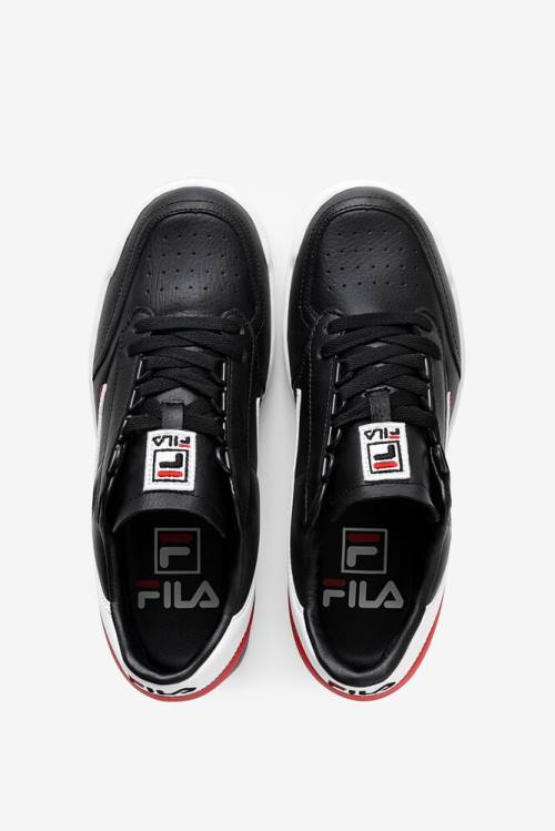 Fila Original Tennis Miesten Tenniskengät Mustat Valkoinen Punainen | Fila098VO