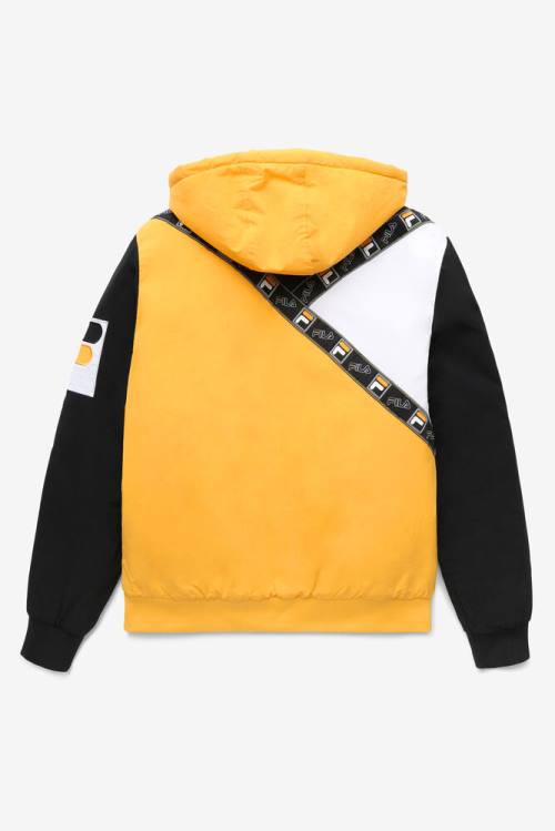 Fila P1 Tech Miesten Takki Keltainen Mustat Valkoinen | Fila450CB