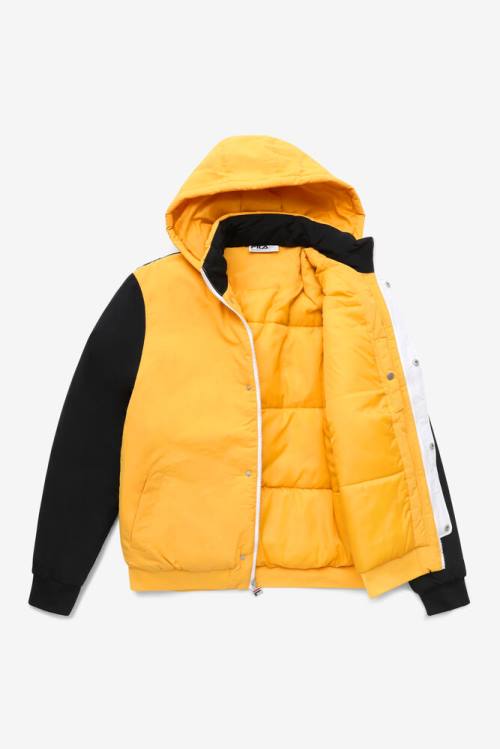 Fila P1 Tech Miesten Takki Keltainen Mustat Valkoinen | Fila450CB