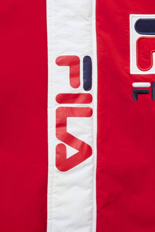Fila P1 Tech Miesten Takki Punainen Laivastonsininen Valkoinen | Fila719JY